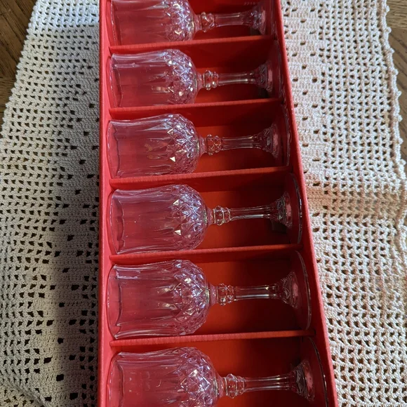 Vintage Cristal D'arques Longchamp 6cl Cordial Glasses - Picture 3 of 5